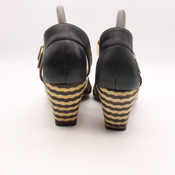 John Fluevog Purpose Objective Women's Size 9.5 Low Heeled Fisherman Sandal - Picture 5 of 13